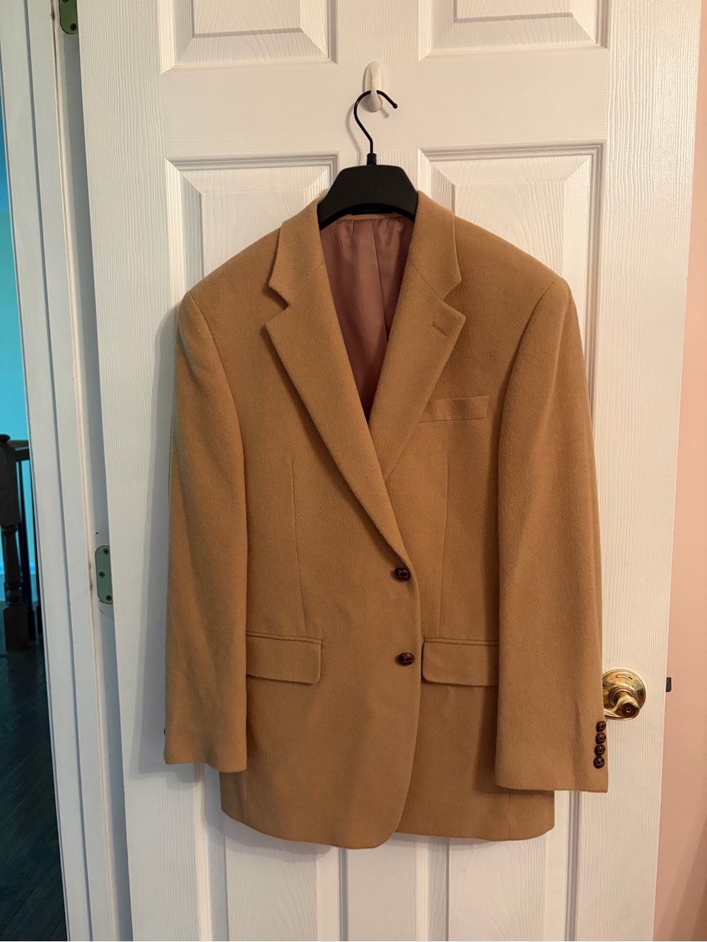 Chaps Camel Wool Sport Coat - Men's Blazer